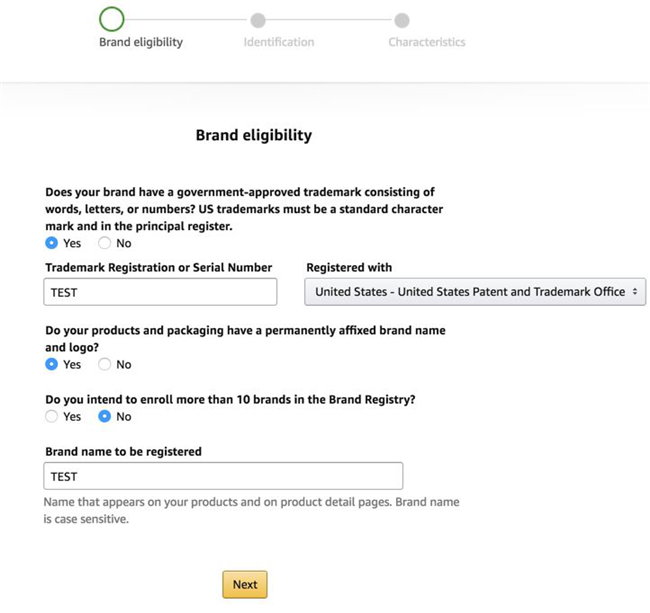 Brand Registry（品牌备案）