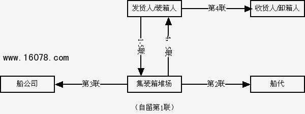 有货走海运装箱单流转图