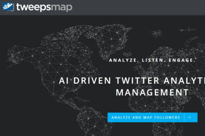 Twitter分析工具：Tweepsmap